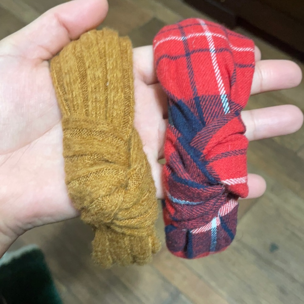 Headbands with Top Knots